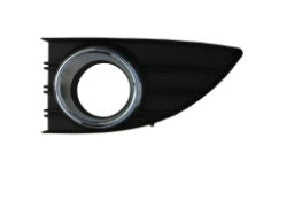 GRIGLIA PARAURTI ANTERIORE SX C/FEND+CORNICE CROMO RENAULT FLUENCE 01/09>