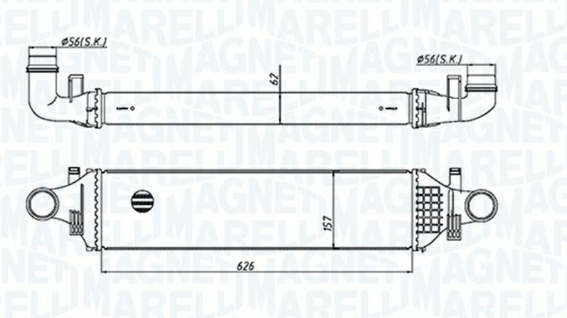 INTERCOOLER MERCEDES CLASSE-A-B-GLA