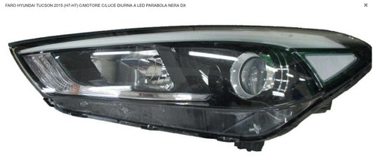 FARO DX 2H7 A LED CON MOTOR ELETTR HYUNDAI TUCSON 01/15>P.NERA