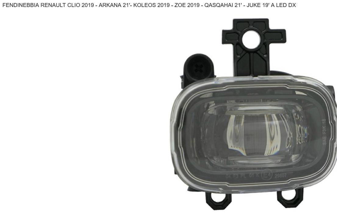 FENDINEBBIA SX A LED RENAULT KADJAR 01/15>