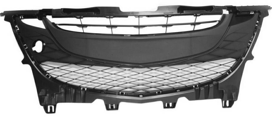 GRIGLIA PARAURTI ANTERIORE NERA MAZDA 5 01/11>