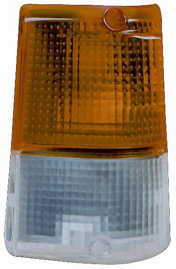 FANALE ANTERIORE DX BIANCO ARANCIO MITSUB PAJERO 01/83>03/91