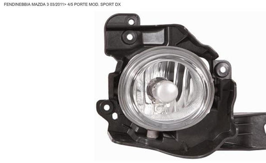 FENDINEBBIA DX H11 MAZDA 3 4/5P 03/2011> MOD  SPORT