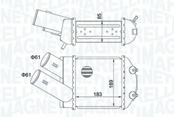 INTERCOOLER RENAULT SCÉNIC I