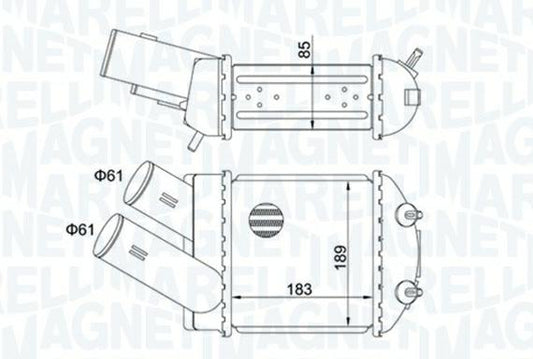 INTERCOOLER RENAULT SCÉNIC I
