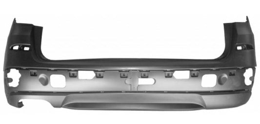 PARAURTI POSTERIORE PRIMER BMW X3 F25  01/10> DOPPIO SCARICO A SX