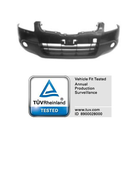PARAURTI ANTERIORE NISSAN QASHQAI 02/07>12/09 -TUV-