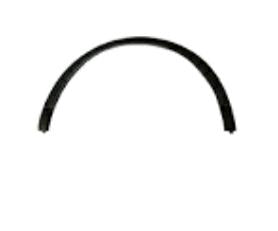 GIROPARAF ANTERIORE DX NERO PORSCHE CAYENNE 01/17>