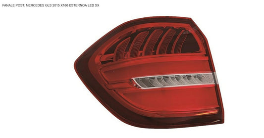 FANALE ESTERNO SX A LED MERCEDES GLS X166 11/15>