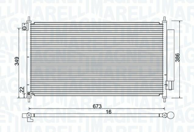 CONDENSATORE HONDA HONDA CIVIC IX 12-