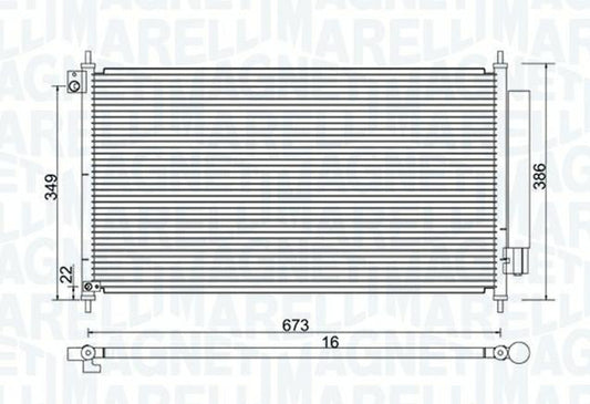 CONDENSATORE HONDA HONDA CIVIC IX 12-