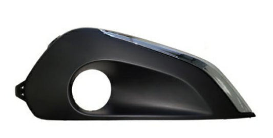 GRIGLIA PARAURTI ANTERIORE DX C/FEND+MODANATURE CROMO PEUGEOT 208 06/15>