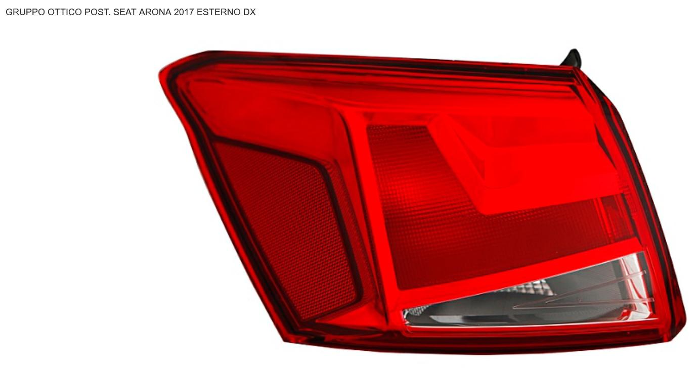 GRUPPO OTTICO POSTERIORE DX ESTERNO SEAT ARONA 07/17>
