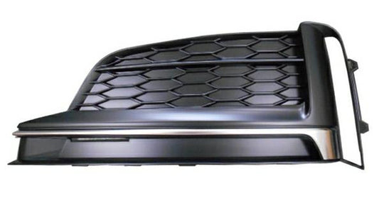 GRIGLIA PARAURTI ANTERIORE SX C/MODANATURE CROMO AUDI A5 06/16> S-LINE