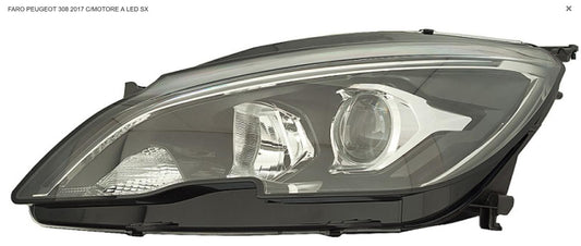 FARO SX H7 CON LUCE DIURNA A LED PEUGEOT 308 10/17>