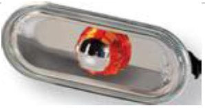 GRUPPO OTTICO LAT DX-SX CRYSTAL C/OSC ARANCIO VW BEETLE-BORA-GOLF