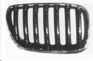 GRIGLIA ANTERIORE DX CROM-NERA BMW X5 E53 01/04>12/06