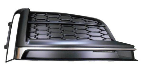 GRIGLIA PARAURTI ANTERIORE DX C/MODANATURE CROMO AUDI A5 06/16> S-LINE