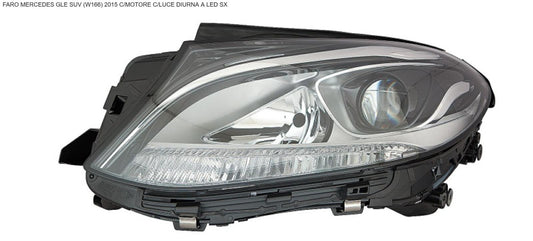 FARO SX CON MOTOR ELETT CON LUCE DIUR A LED MERC GLE W166 01/15>