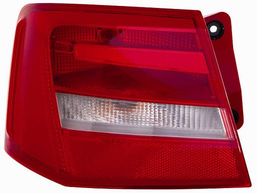 GRUPPO OTTICO POSTERIORE DX BIANCO-ROSSO AUDI A6 01/11>BERLINA