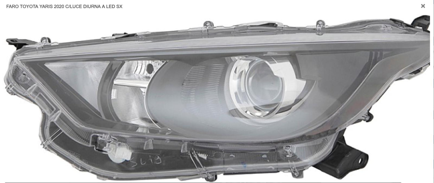 FARO SX CON LUCE DIURNA ALED TOYOTA YARIS 07/20>