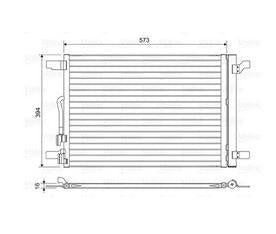 CONDENSATORE VW GOLF VII - AUDI A1 09/18>