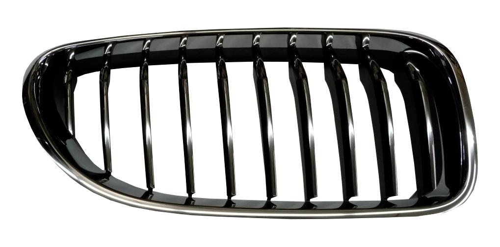GRIGLIA ANTERIORE DX CROM-CROM-NERA BMW SERIE 6 F12-F13 03/11>