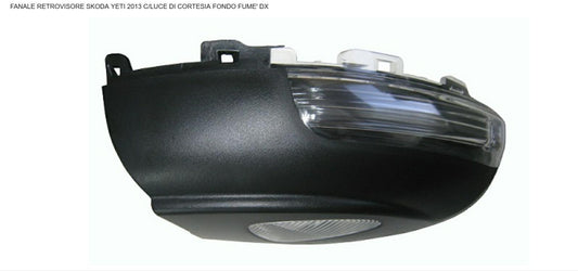 FANALE SU RETROV DX CON LUCE DI CORTESIA SKODA YETI 11/13>FUME'