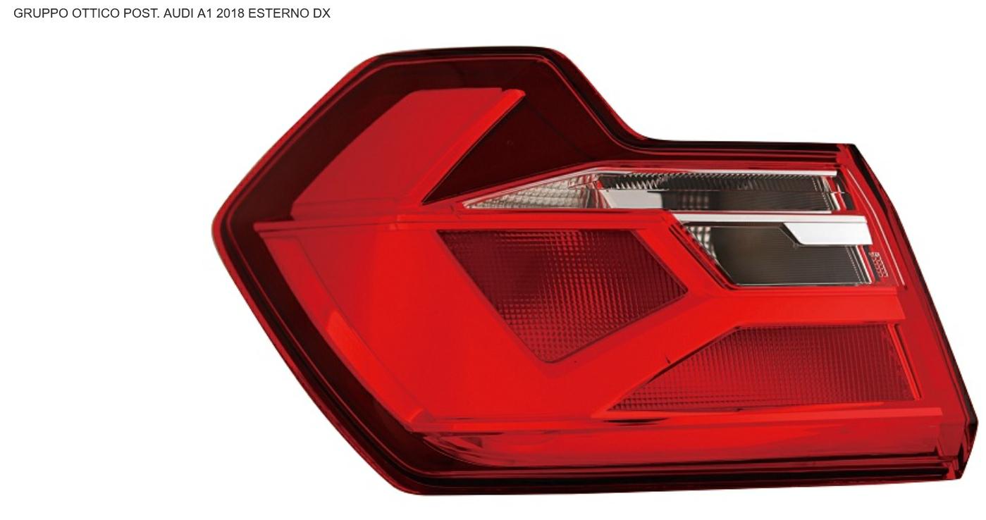 GRUPPO OTTICO POSTERIORE DX ESTERNO AUDI A1 07/18>