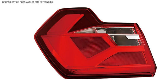 GRUPPO OTTICO POSTERIORE DX ESTERNO AUDI A1 07/18>