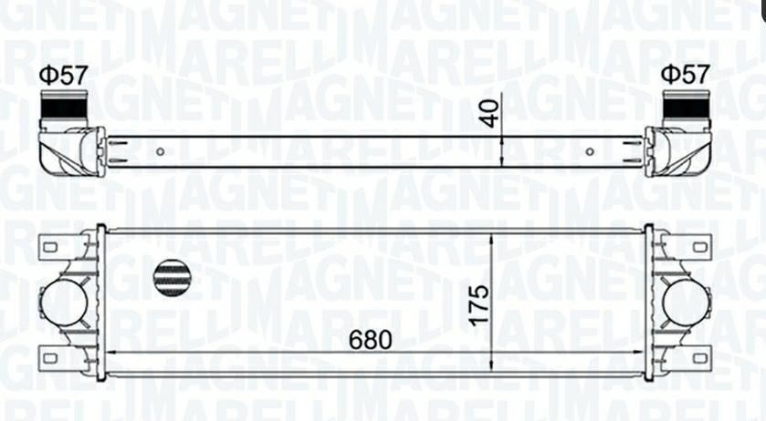 INTERCOOLER RENAULT MASTER II - OPEL -