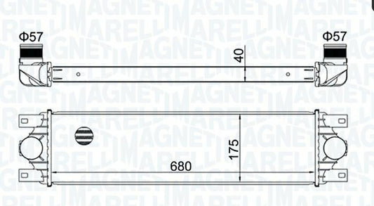 INTERCOOLER RENAULT MASTER II - OPEL -