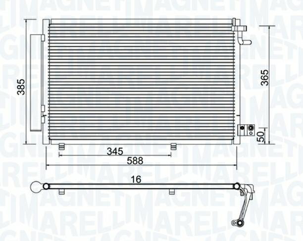CONDENSATORE FORD FIESTA VI