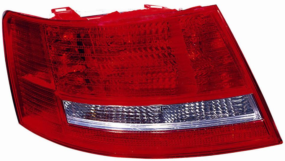 GRUPPO OTTICO POSTERIORE SX BIANCO ROSSO AUDI A6 05/04>10/08