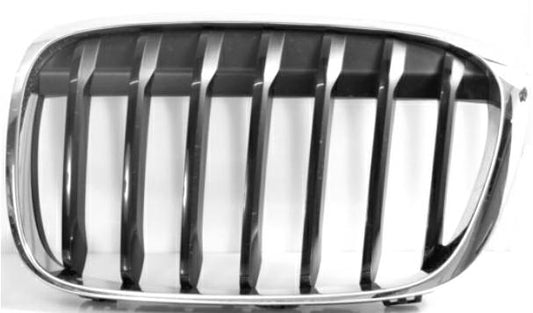 GRIGLIA ANTERIORE SX CROM-NERA BMW X1 F48 09/15>