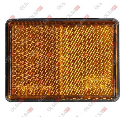 CATADIOTTRO 63X51 MM ADESIVO ARANCIO