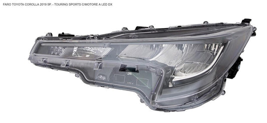 FARO DX A LED CON MOT ELETTR TOYOTA COROLLA 01/19> TURING SPORT 5P