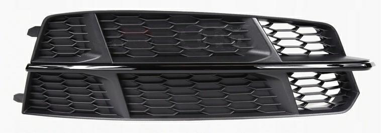 GRIGLIA PARAURTI ANTERIORE DX C/MODANATURE CROMO AUDI A6 07/16> S-LINE