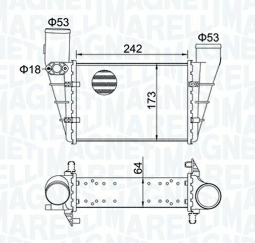 INTERCOOLER VW PASSAT-A6