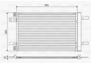 CONDENSATORE CITROEN C4 II - PEU