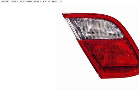 GRUPPO OTTICO POSTERIORE DX INTERNO BIANCO ROSSO MERCED CLK W208 06/97>02/03