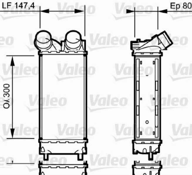 INTERCOOLER PEUGEOT 308(09/07>)