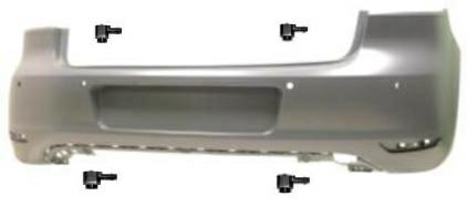 PARAURTI POSTERIORE PRIMER C.TO DI 4 SENS VW GOLF 6 01/09>