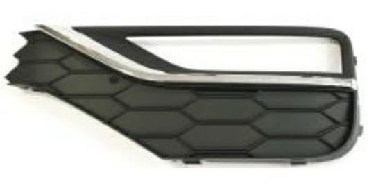 GRIGLIA PARAURTI ANTERIORE SX C/FEND+MODANATURE CROMO VW AMAROK 11/16>