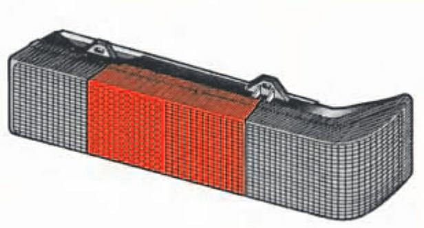 GRUPPO OTTICO POSTERIORE DX ROSSO FUME FIAT CINQUECENTO 09/92>04/98