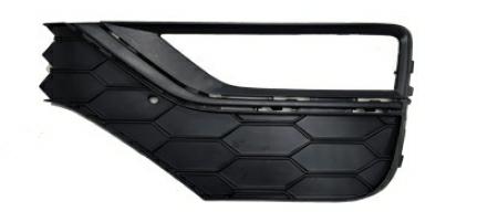 GRIGLIA PARAURTI ANTERIORE SX C/FEND+PDC+FORI CROMATURA VW AMAROK 11/16>