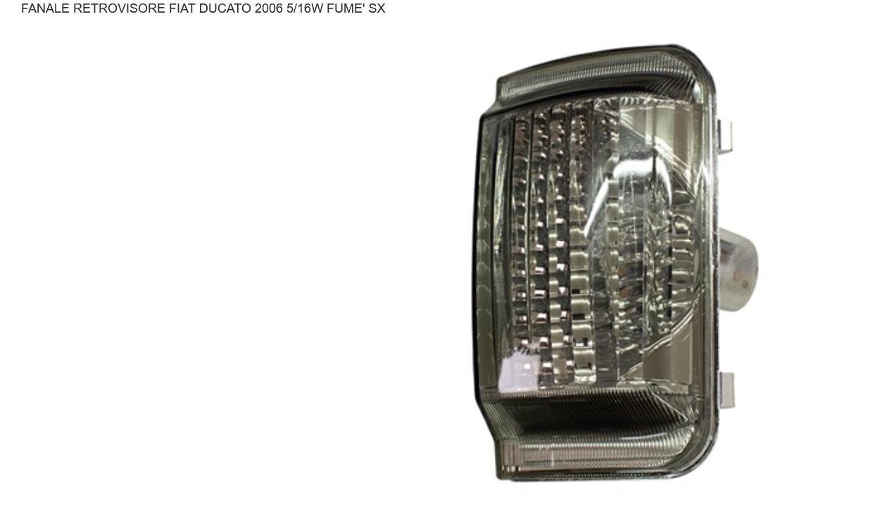 FANALE RETROV SX FIAT DUCATO-CITR JUMPER-PEUG BOXER 06> FUME'