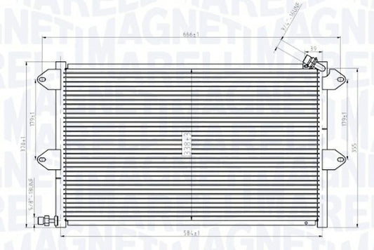 CONDENSATORE VW POLO (6N1) 60 1.4 - SEAT -