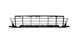 GRIGLIA INF NERA PARAURTI ANTERIORE PEUGEOT 207 SPORT 04/06>