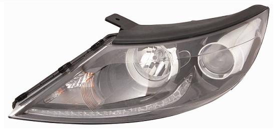 FARO DX 2H7 A LED PREDISPOSTO REGOLAZIONE ELETT KIA SPORTAGE 11/10>PARAB NERA